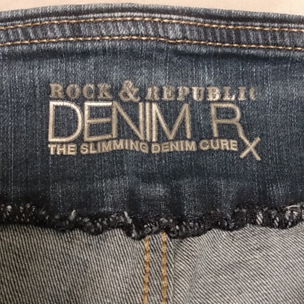 Rock & Republic DENIM Rx Stretch Jeans - Size 2M - Picture 4 of 9
